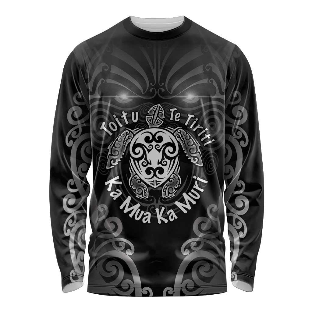 Aotearoa Toitu Te Tiriti Long Sleeve Shirt Ka Mua Ka Muri