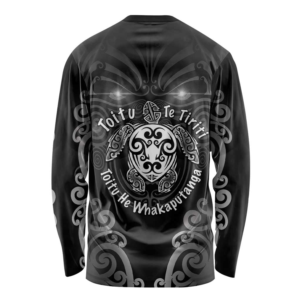 Aotearoa Toitu Te Tiriti Long Sleeve Shirt Ka Mua Ka Muri