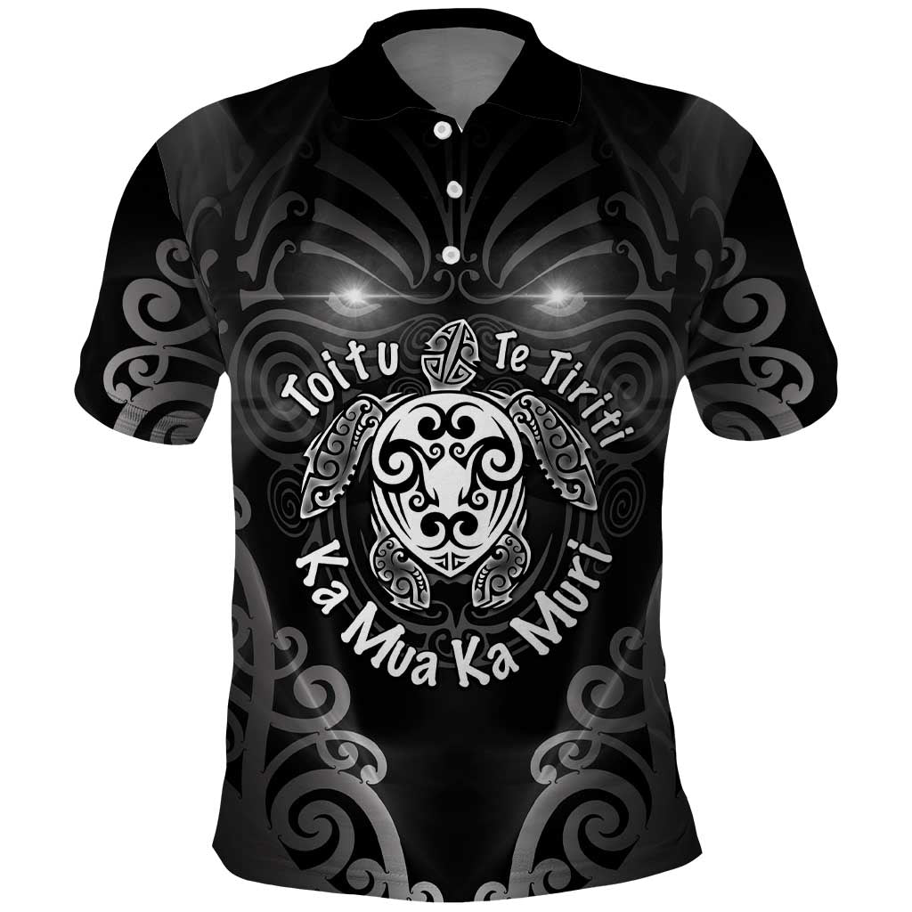 Aotearoa Toitu Te Tiriti Polo Shirt Ka Mua Ka Muri