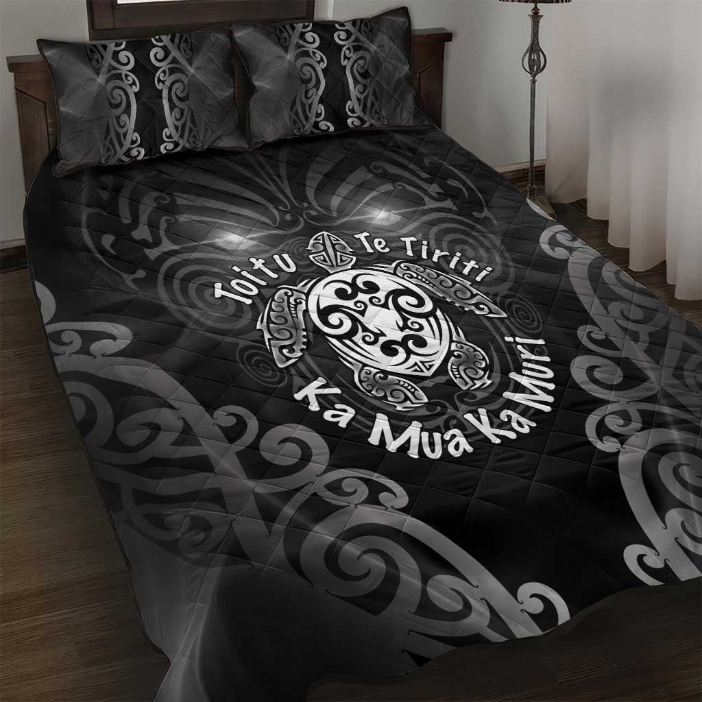 Aotearoa Toitu Te Tiriti Quilt Bed Set Ka Mua Ka Muri