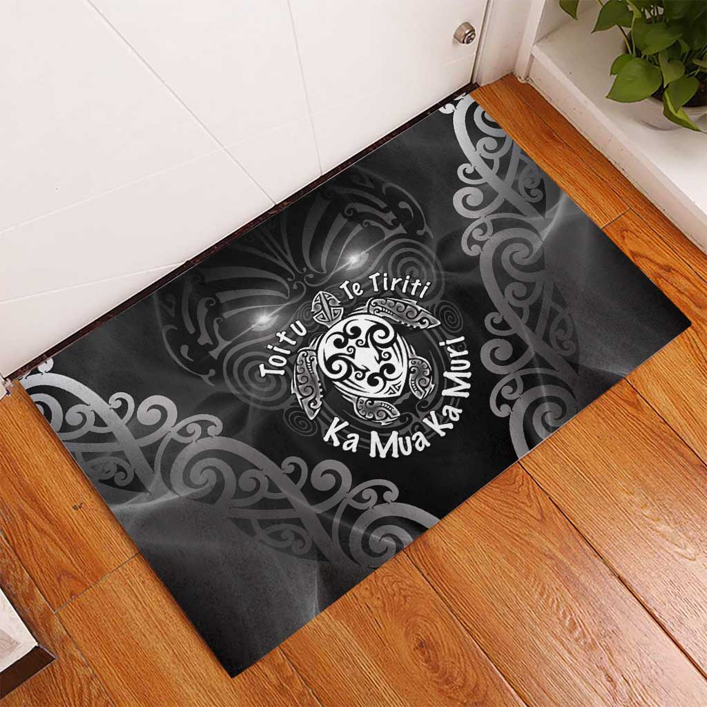 Aotearoa Toitu Te Tiriti Rubber Doormat Ka Mua Ka Muri