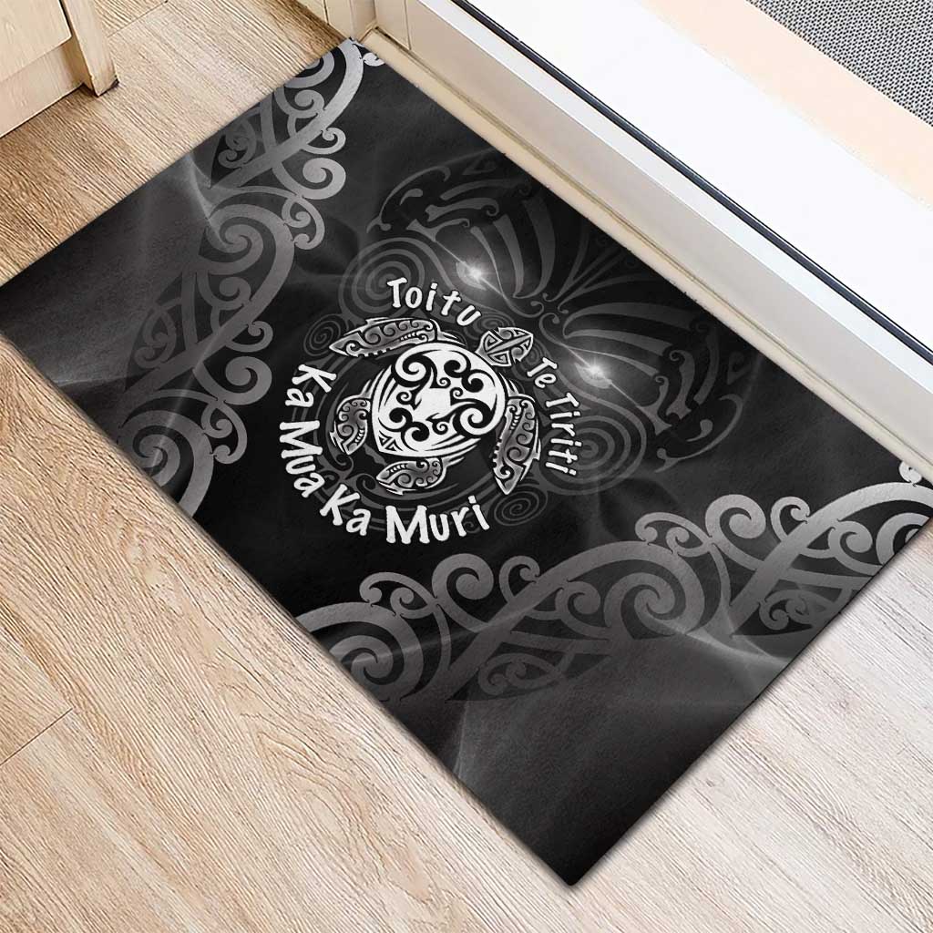 Aotearoa Toitu Te Tiriti Rubber Doormat Ka Mua Ka Muri