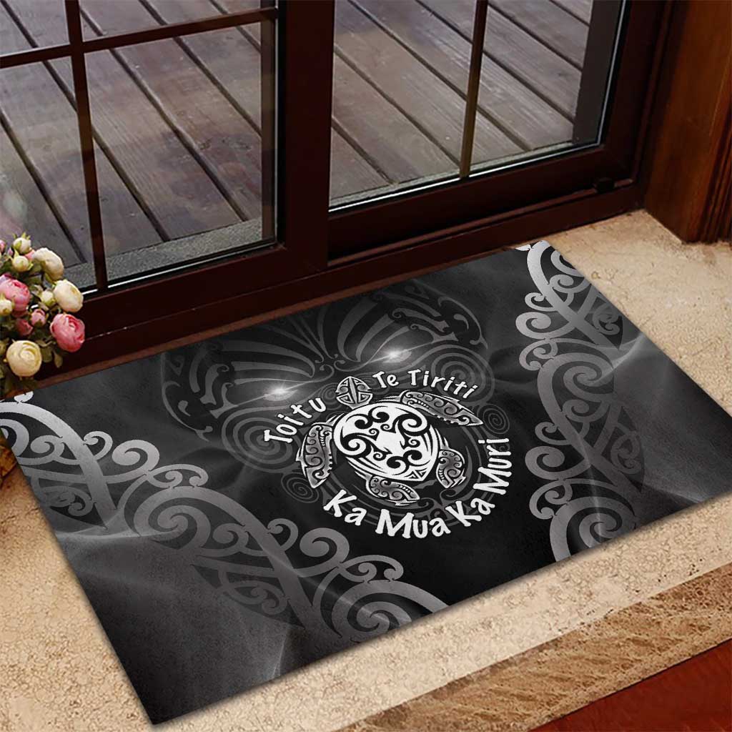 Aotearoa Toitu Te Tiriti Rubber Doormat Ka Mua Ka Muri