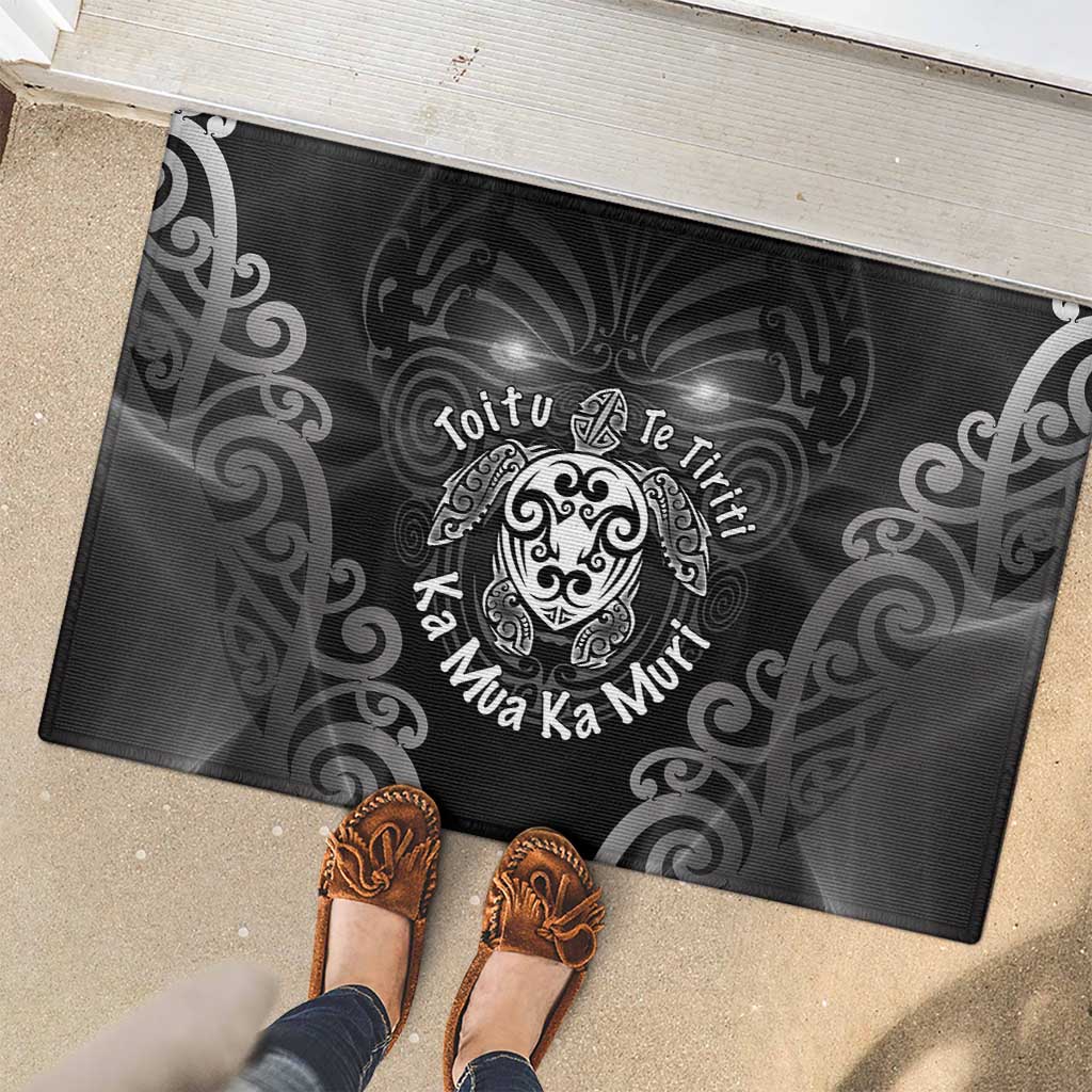 Aotearoa Toitu Te Tiriti Rubber Doormat Ka Mua Ka Muri