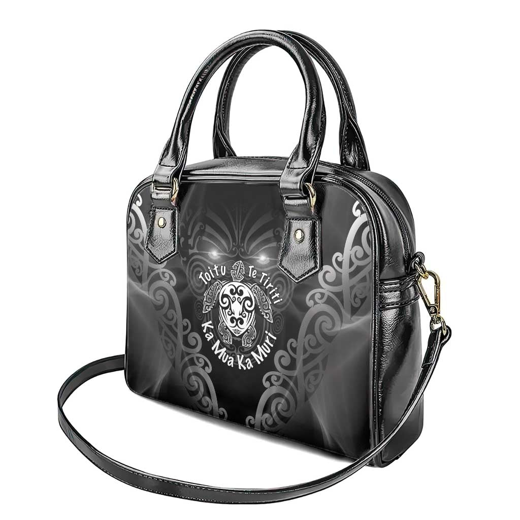 Aotearoa Toitu Te Tiriti Shoulder Handbag Ka Mua Ka Muri