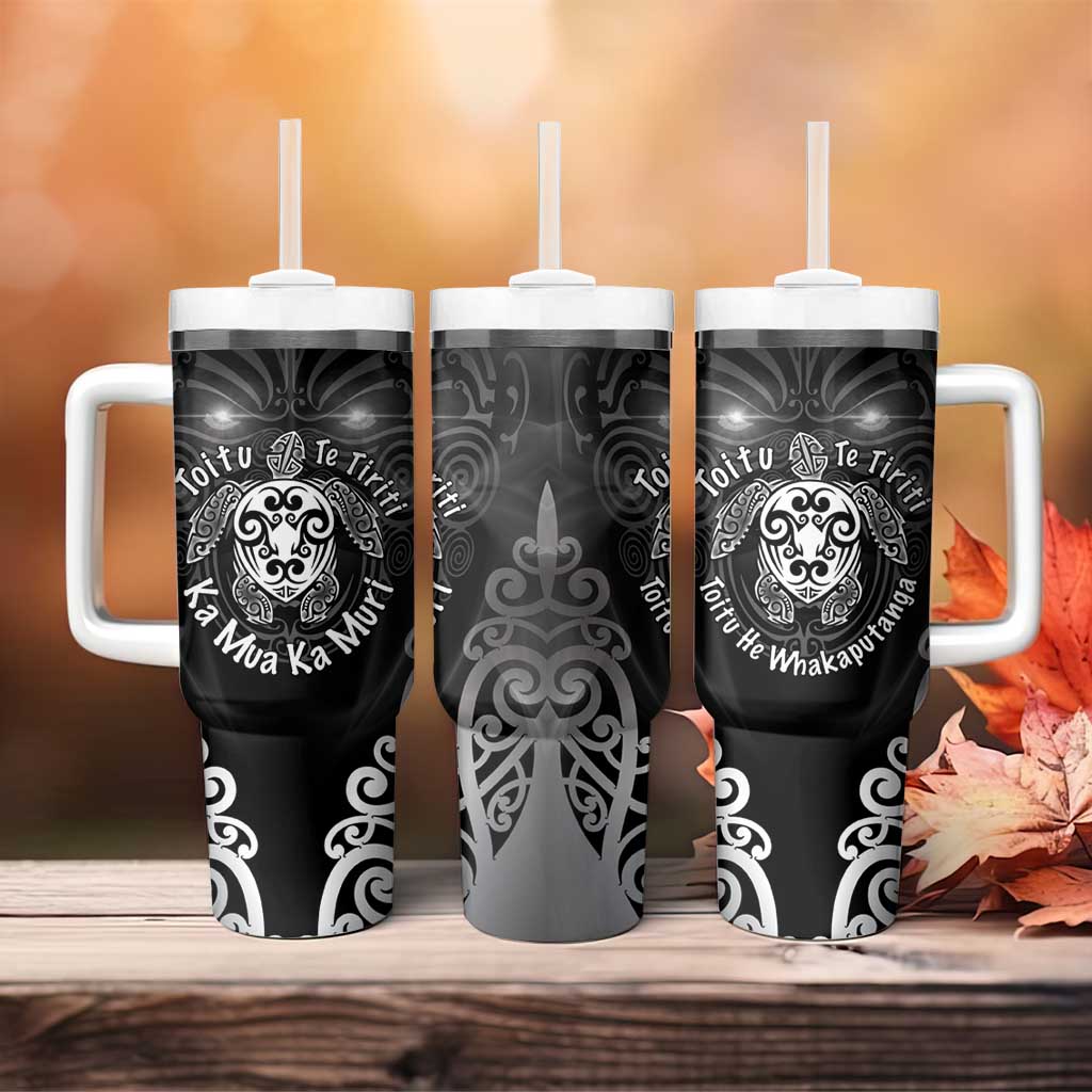 Aotearoa Toitu Te Tiriti Tumbler With Handle Ka Mua Ka Muri