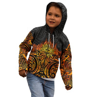 New Zealand Tamanuitera The Sun Kid Hoodie Maori Pattern