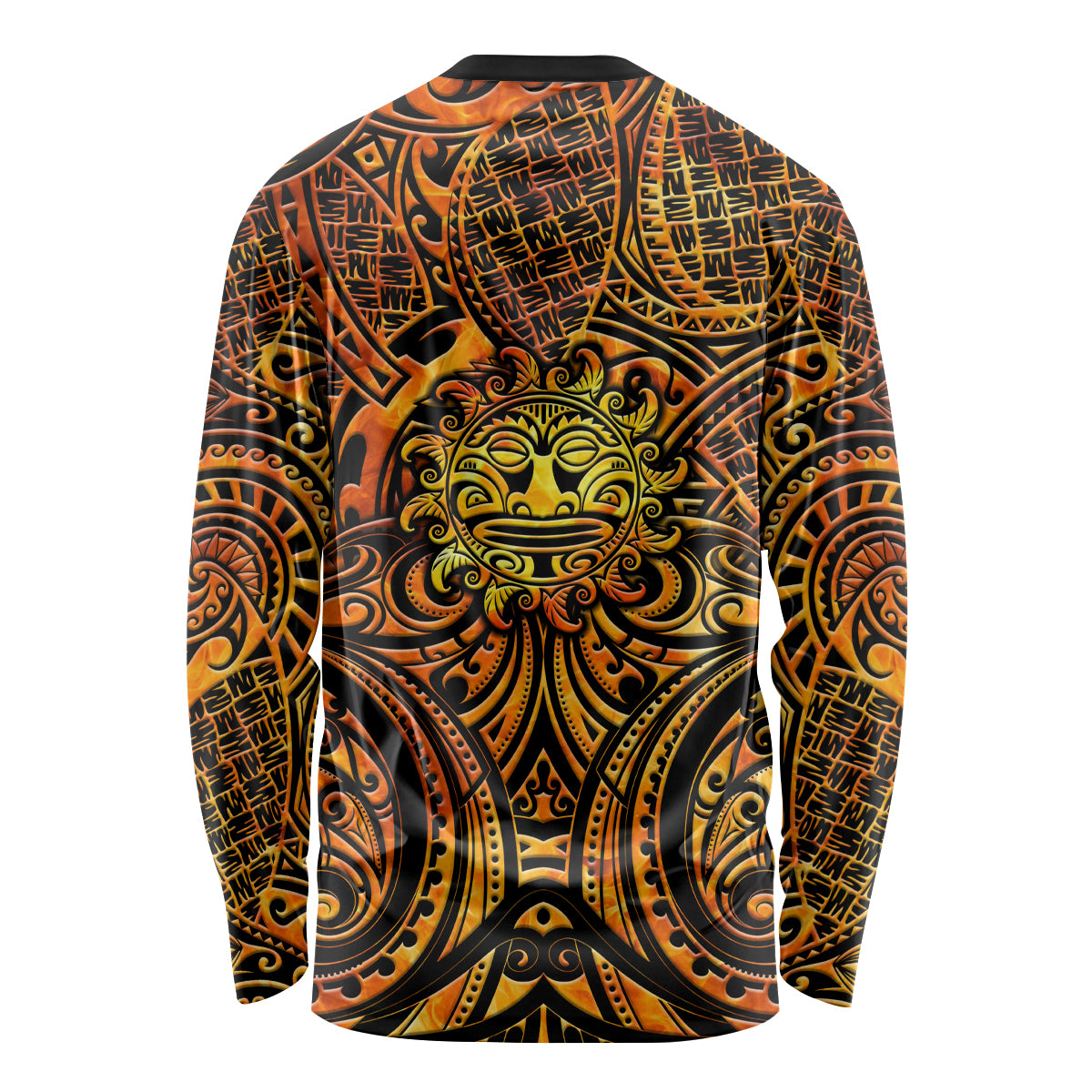 New Zealand Tamanuitera The Sun Long Sleeve Shirt Maori Pattern LT05 - Polynesian Pride
