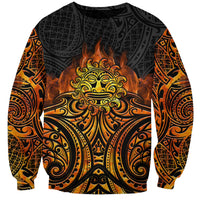 New Zealand Tamanuitera The Sun Sweatshirt Maori Pattern