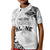 Personalised Polynesia Brain Cancer Kid Polo Shirt No One Fights Alone