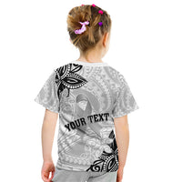 Personalised Polynesia Brain Cancer Kid T Shirt No One Fights Alone