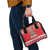 New Zealand Christmas In July Shoulder Handbag Maori Kiwi Xmas Tree - Red
