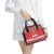 New Zealand Christmas In July Shoulder Handbag Maori Kiwi Xmas Tree - Red
