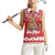 Personalised New Zealand Christmas In July Women Sleeveless Polo Shirt Maori Kiwi Xmas Tree - Red