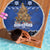 New Zealand July Christmas Beach Blanket Maori Kiwi Xmas Tree - Blue