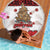 New Zealand July Christmas Beach Blanket Maori Kiwi Xmas Tree - White