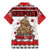 Personalised New Zealand July Christmas Family Matching Mermaid Dress and Hawaiian Shirt Maori Kiwi Xmas Tree - White