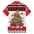 Personalised New Zealand July Christmas Hawaiian Shirt Maori Kiwi Xmas Tree - White