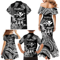 Hawaii Beautiful Hula Dancers Family Matching Mermaid Dress and Hawaiian Shirt With Ipu Keke And Pahu Drum