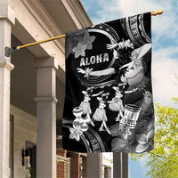Hawaii Beautiful Hula Dancers Garden Flag With Ipu Keke And Pahu Drum