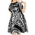 Hawaii Beautiful Hula Dancers Kid Short Sleeve Dress With Ipu Keke And Pahu Drum