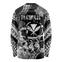 Hawaii Beautiful Hula Dancers Long Sleeve Shirt With Ipu Keke And Pahu Drum LT05 - Polynesian Pride