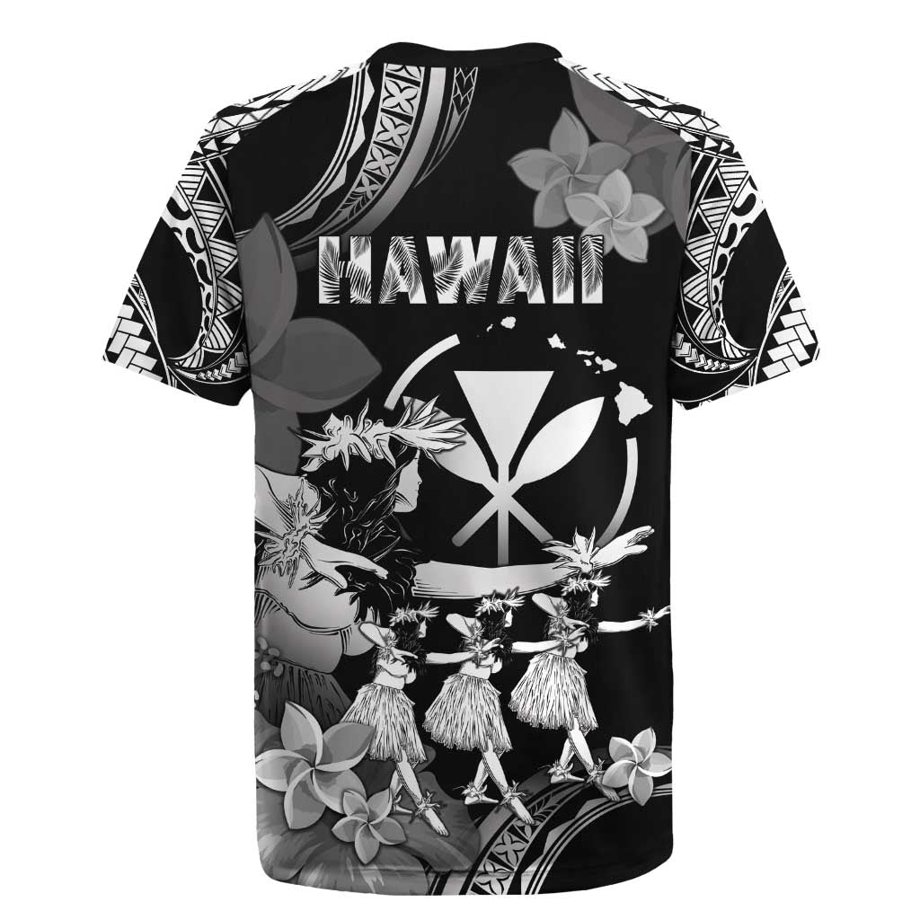 Hawaii Beautiful Hula Dancers Rugby Jersey With Ipu Keke And Pahu Drum