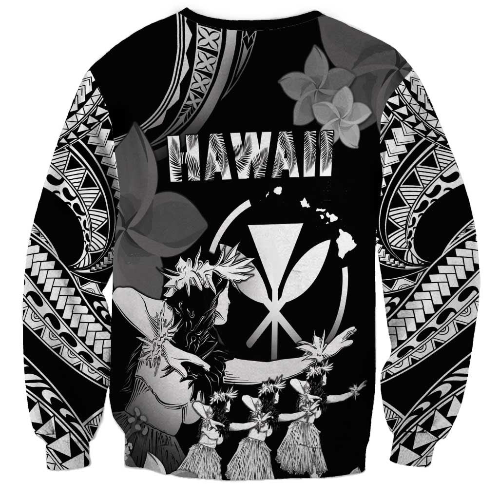 Hawaii Beautiful Hula Dancers Sweatshirt With Ipu Keke And Pahu Drum LT05 - Polynesian Pride