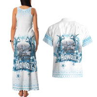 Hawaii Sugar Plantation Couples Matching Tank Maxi Dress and Hawaiian Shirt With Hawaiian Tapa Pattern LT05 - Polynesian Pride