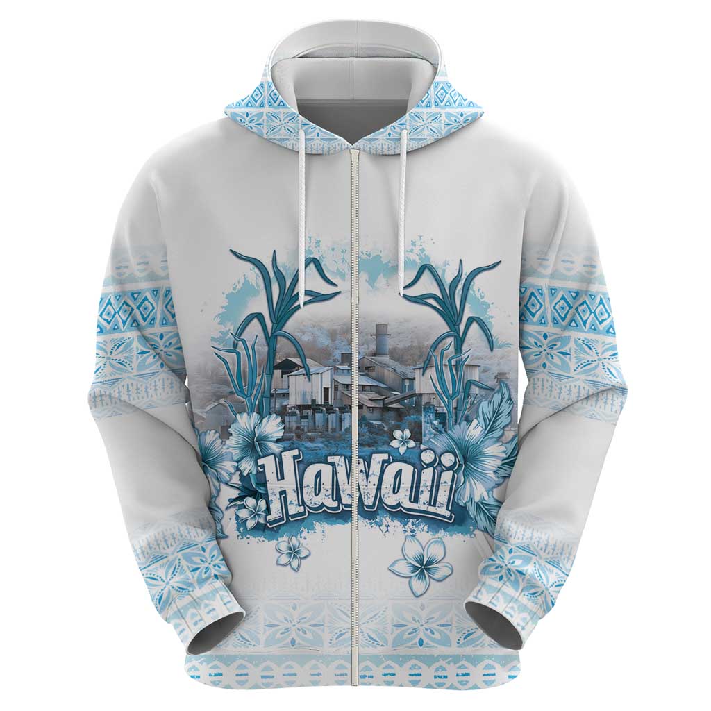 Hawaii Sugar Plantation Hoodie With Hawaiian Tapa Pattern