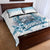 Hawaii Sugar Plantation Quilt Bed Set With Hawaiian Tapa Pattern