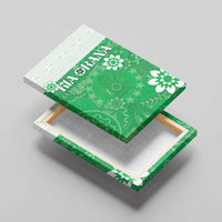 Cook Islands Maori Language Week Canvas Wall Art Pacific Tapa Pattern