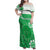 Cook Islands Maori Language Week Family Matching Off Shoulder Maxi Dress and Hawaiian Shirt Pacific Tapa Pattern