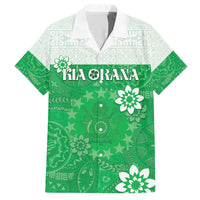 Cook Islands Maori Language Week Family Matching Puletasi and Hawaiian Shirt Pacific Tapa Pattern