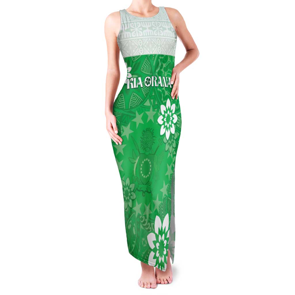 Cook Islands Maori Language Week Family Matching Tank Maxi Dress and Hawaiian Shirt Pacific Tapa Pattern