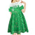 Cook Islands Maori Language Week Kid Short Sleeve Dress Pacific Tapa Pattern