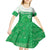 Cook Islands Maori Language Week Kid Short Sleeve Dress Pacific Tapa Pattern