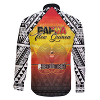 Papua New Guinea 49th Independence Day Family Matching Off Shoulder Maxi Dress and Hawaiian Shirt One People One Nation One PNG