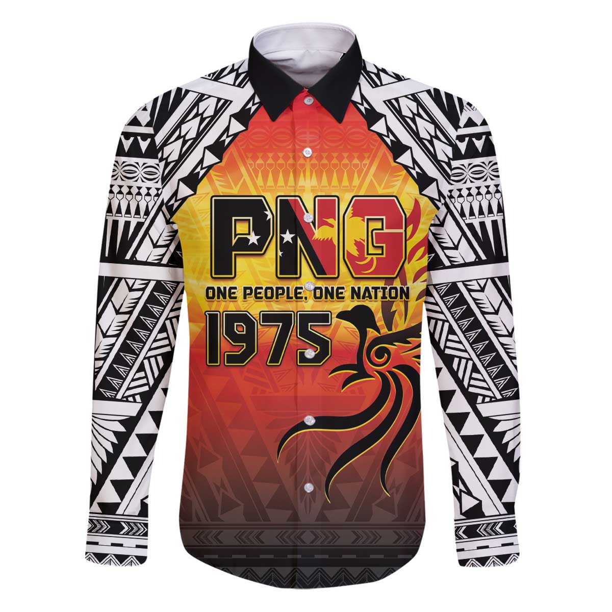 Papua New Guinea 49th Independence Day Family Matching Puletasi and Hawaiian Shirt One People One Nation One PNG