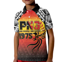 Papua New Guinea 49th Independence Day Kid Polo Shirt One People One Nation One PNG