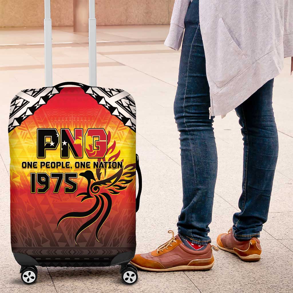 Papua New Guinea 49th Independence Day Luggage Cover One People One Nation One PNG