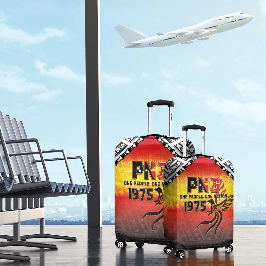 Papua New Guinea 49th Independence Day Luggage Cover One People One Nation One PNG