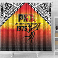 Papua New Guinea 49th Independence Day Shower Curtain One People One Nation One PNG