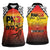 Papua New Guinea 49th Independence Day Women Sleeveless Polo Shirt One People One Nation One PNG