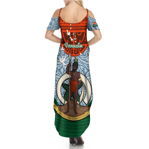 Personalized Vanuatu Penama Province Women Casual Shirt Vanuatuan Coat Of Arms Polynesian Pattern LT05