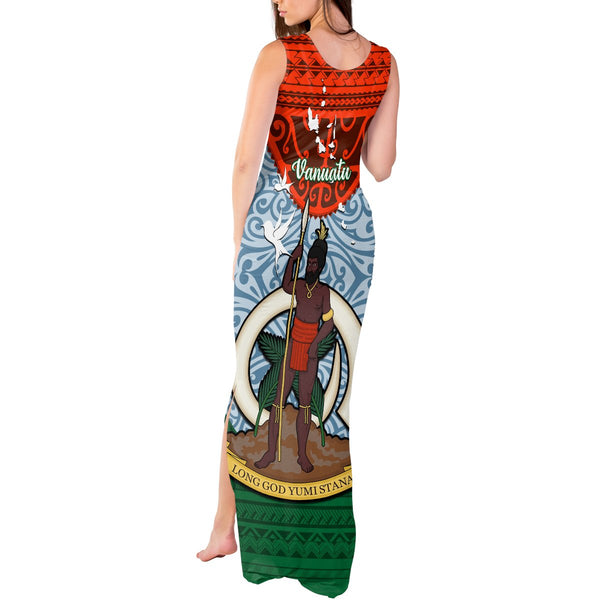 Vanuatu Proud To Be A Ni-Van - Polynesian Pattern Long Sleeves Bodydress - Penama Province LT7 main image 1