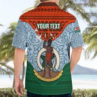 Personalized Vanuatu Penama Province Hawaiian Shirt Vanuatuan Coat Of Arms Polynesian Pattern LT05 - Polynesian Pride