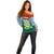 Personalized Vanuatu Penama Province Off Shoulder Sweater Vanuatuan Coat Of Arms Polynesian Pattern LT05 - Polynesian Pride