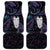 New Zealand Aotearoa Car Mats Maori Tane Te Waiora Paua Shell Glitter Purple
