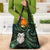 New Zealand Aotearoa Grocery Bag Maori Wheku Paua Shell Glitter Green